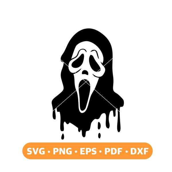 Ghost Face SVG, Scream Mask Svg Png, Horror Hhost Svg , Scary Halloween Grim Reaper, Scream Movie Ghost Face, Ghost Svg,Ghost Face PNG