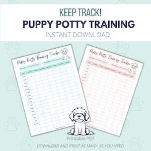 Zindelijkheidstraining voor puppy's | puppy zindelijkheidstraining schema | schema puppy-potje | puppy zindelijkheidstraining record | nieuwe puppybenodigdheden
