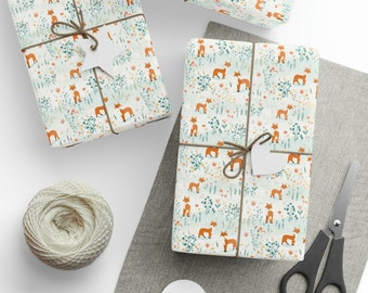 Carta da regalo Baby Foxes, carta da regalo originale per baby shower