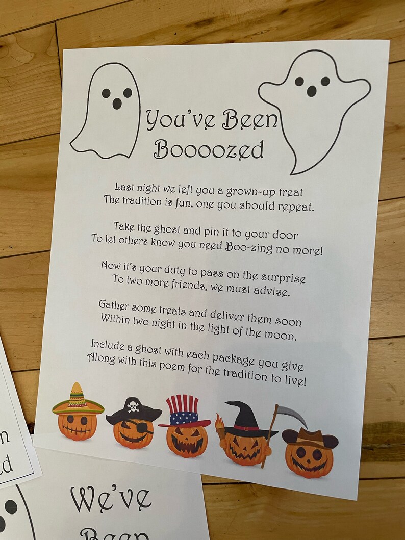 You've Been Boo-zed Printable - Etsy