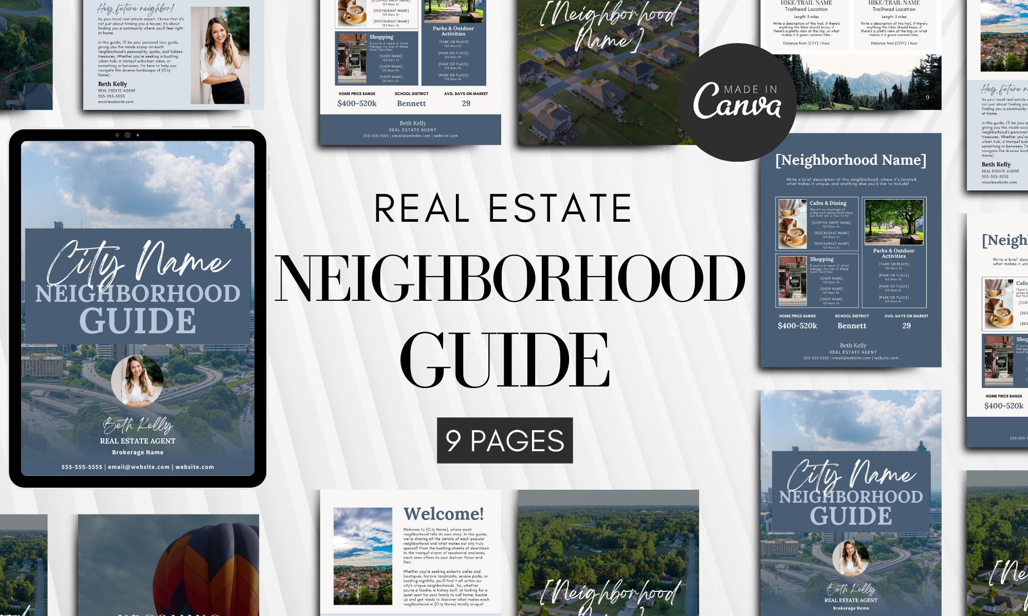 Neighborhood Guide, Real Estate Local Guide Template, Welcome Guide ...