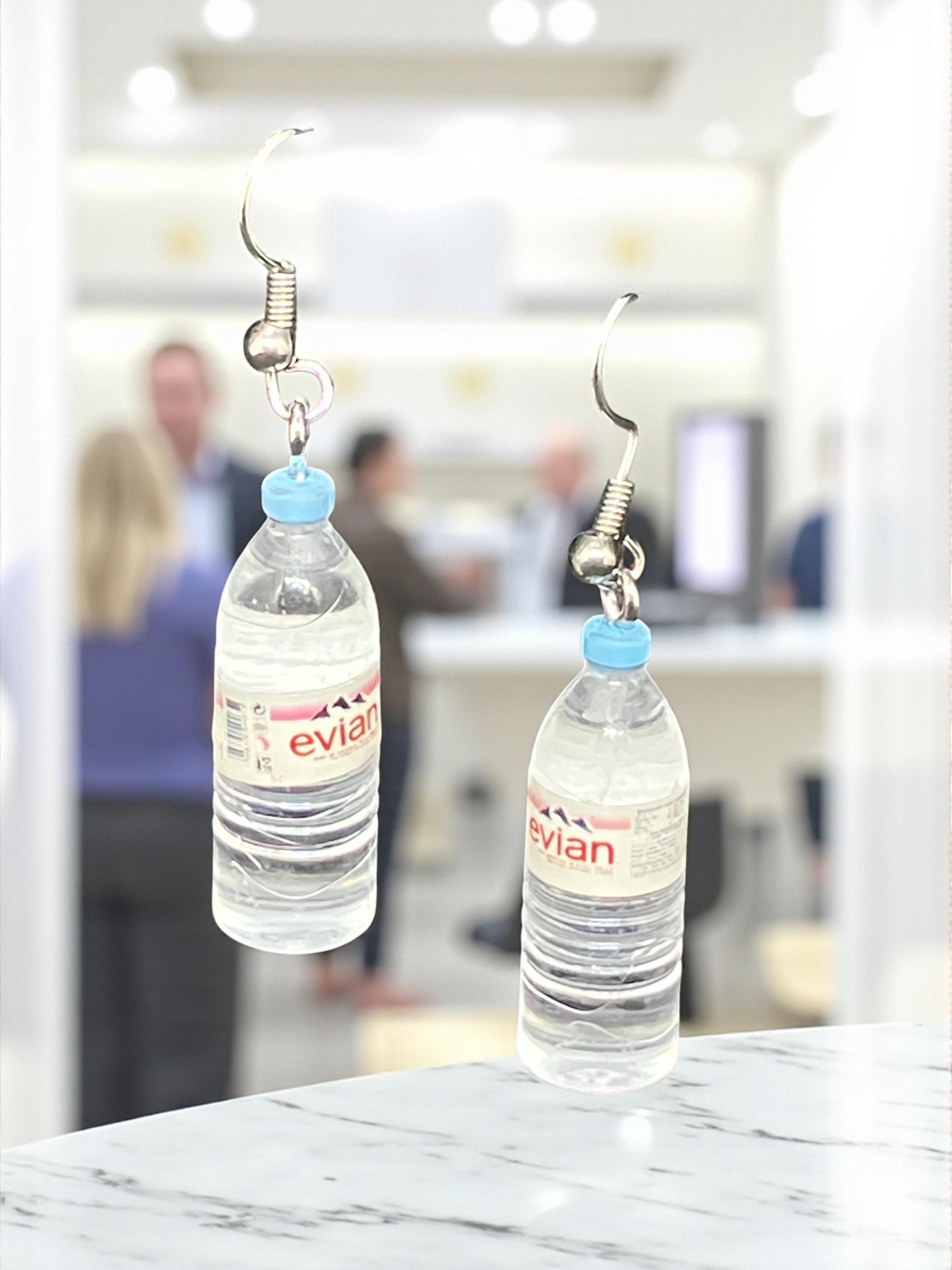 Evian Bottle Earring - Etsy
