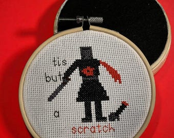 Monty Python Character cross stitch