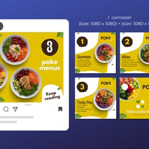 Instagram Food Canva post