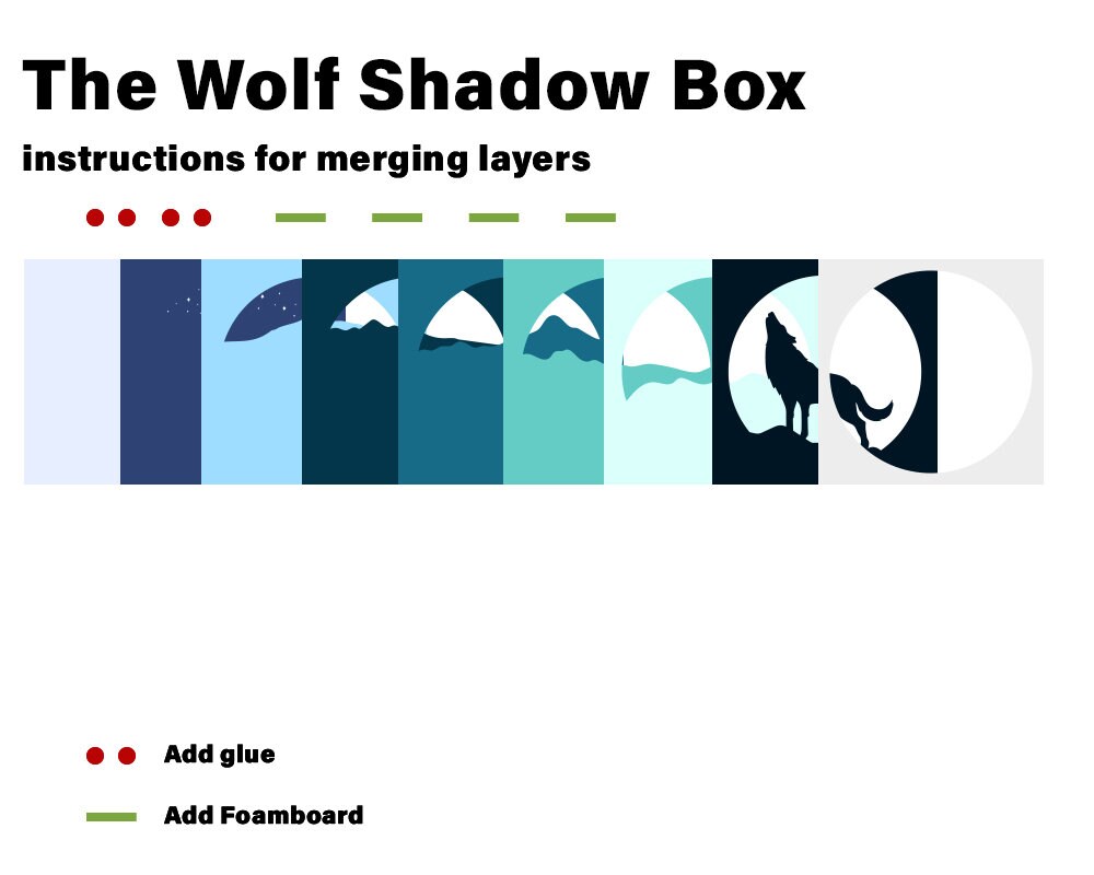 3D Wolf Shadow Box SVG: Multilayer Paper Cut File (digital Download) - Etsy