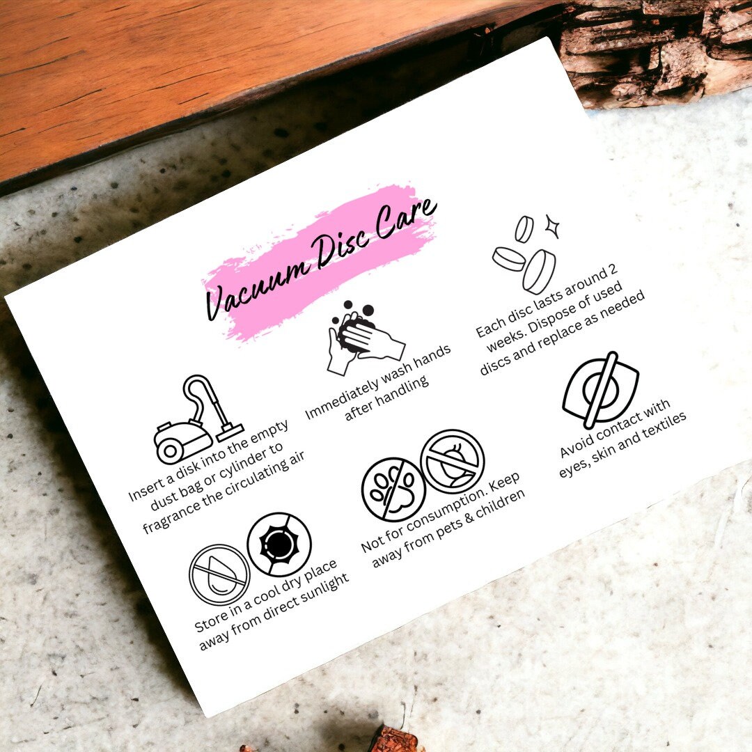 Vacuum Disc Care Card | Care Instructions for Vacuum Discs | Hoover ...