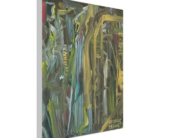 Canvas Print Yellow Ochre