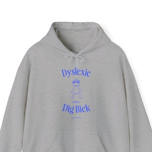 FUNNY DYSLEXIA HOODIE, Meme Shirt, Dig Bick, Y2k Clothing, Dyslexic Sweatshirt, Stupid Hooded Sweat, Sarcastic Hoodie, Silly unisex