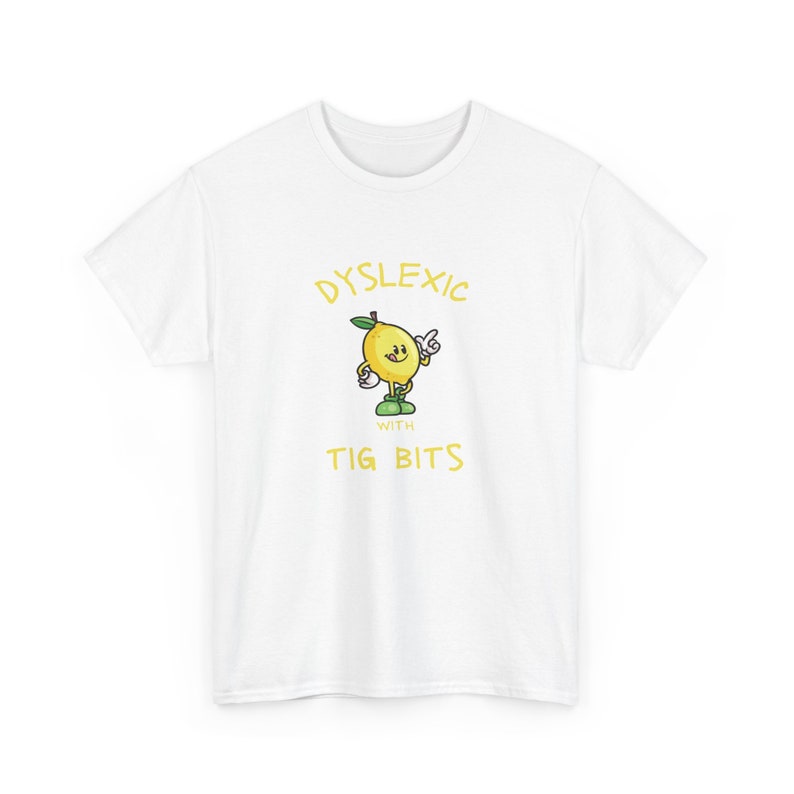 T-shirt mème dyslexique drôle, T-shirt contre la dyslexie de l'an 2000, T-shirts idiots, T-shirt stupide, T-shirts stupides, T-shirt sarcastique, Coups à la corde, Tice Nits, Tig Bits image 2