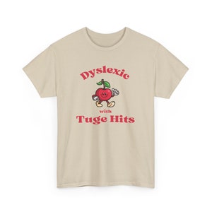 Chemise meme dyslexique, T-shirt drôle contre la dyslexie de l'an 2000, T-shirts idiots, Chemise stupide, T-shirts stupides, T-shirt sarcastique, Avec coups à la corde, Tice Nits, Tig Bits image 6