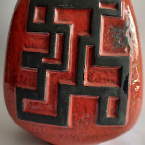 Carstens Tonnieshof West Germany Fat Lava vase