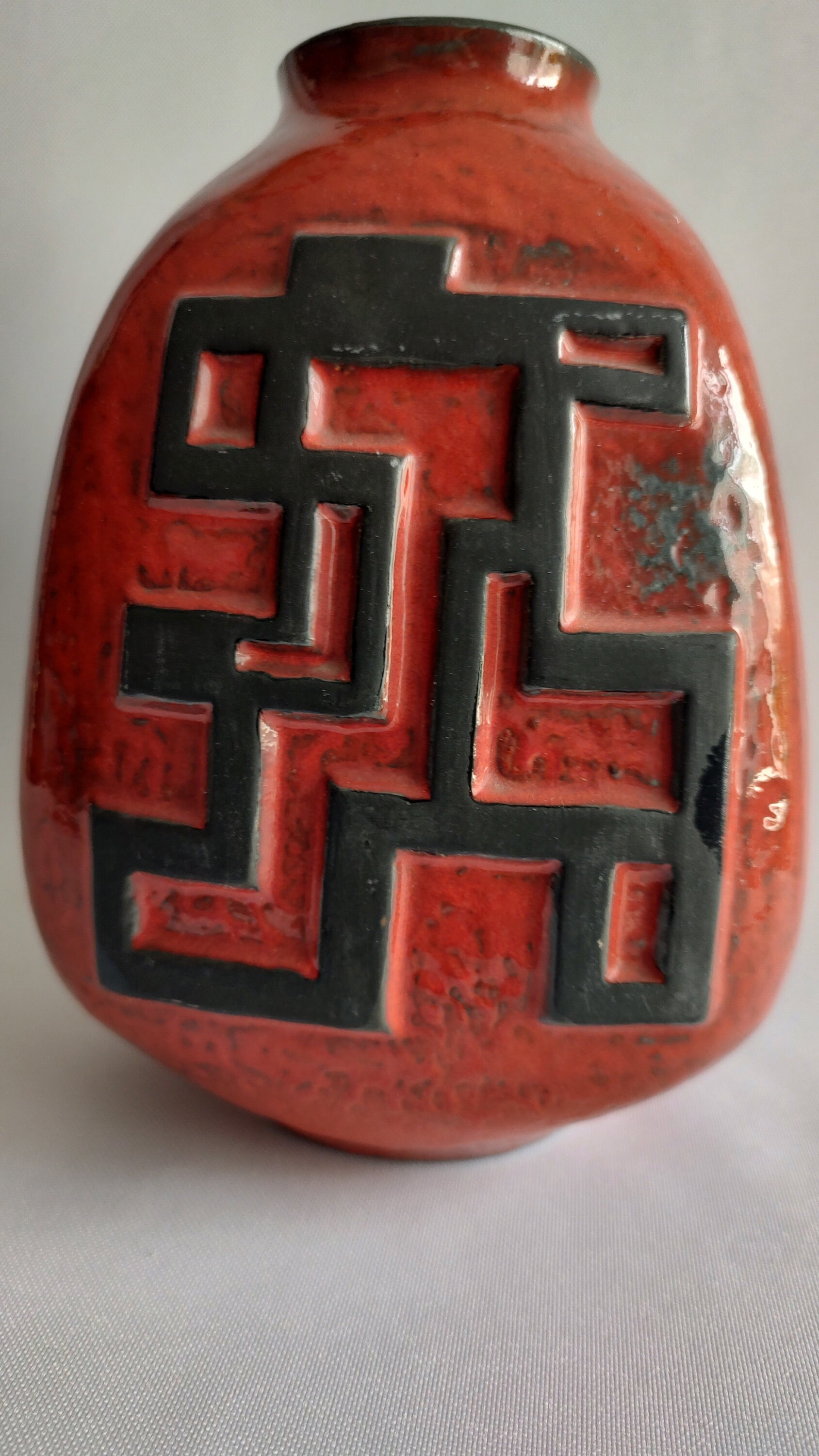 Buy Carstens Tonnieshof West Germany Fat Lava Vase Online in India 