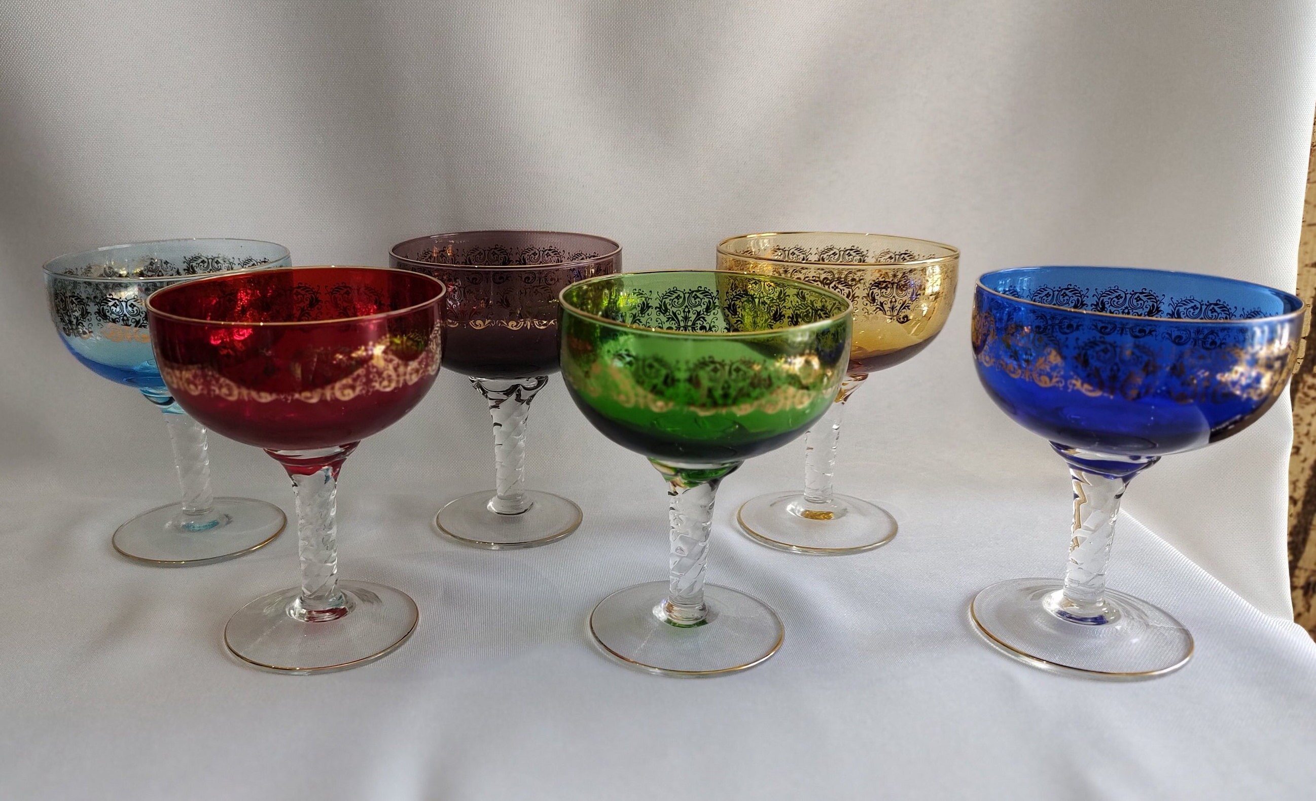 Bohemia Crystal Glasses, 18 Pieces - Etsy