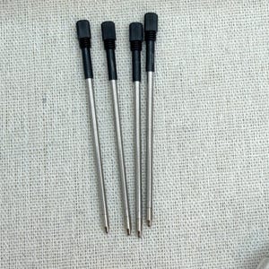Black Ink Refill for Crystal Chip Ritual Pen | Replacement Ballpoint Cartridge