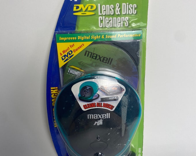 Maxell Lens and Disc Cleaning Kit for Cds and Dvds - Etsy