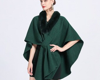 Cloak  Rex Fur Collar.