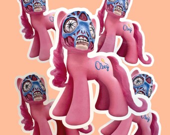 My Little They Live Pony Sticker