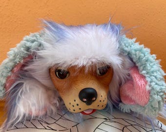 Fluffy Rubber Face Dog, a Gund Regal Beagle Remake with sleep eyes