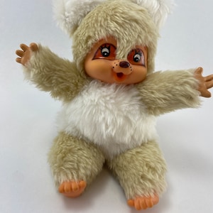 Custom Monchichi Tanuki Japanese Stuffed Animal
