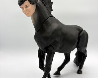 OOAK Kenataur custom build-a-horse Dark Ken edition