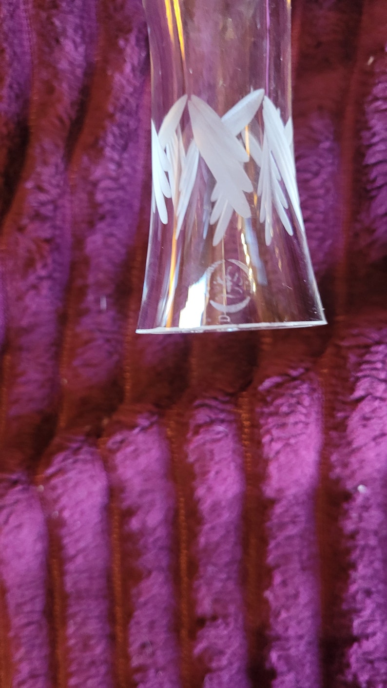 Vintage LENOX Crystal Finial Tree Topper Etsy