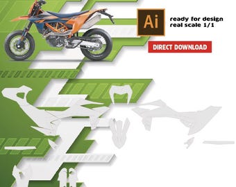 template ktm 690 smc r 2025/2026