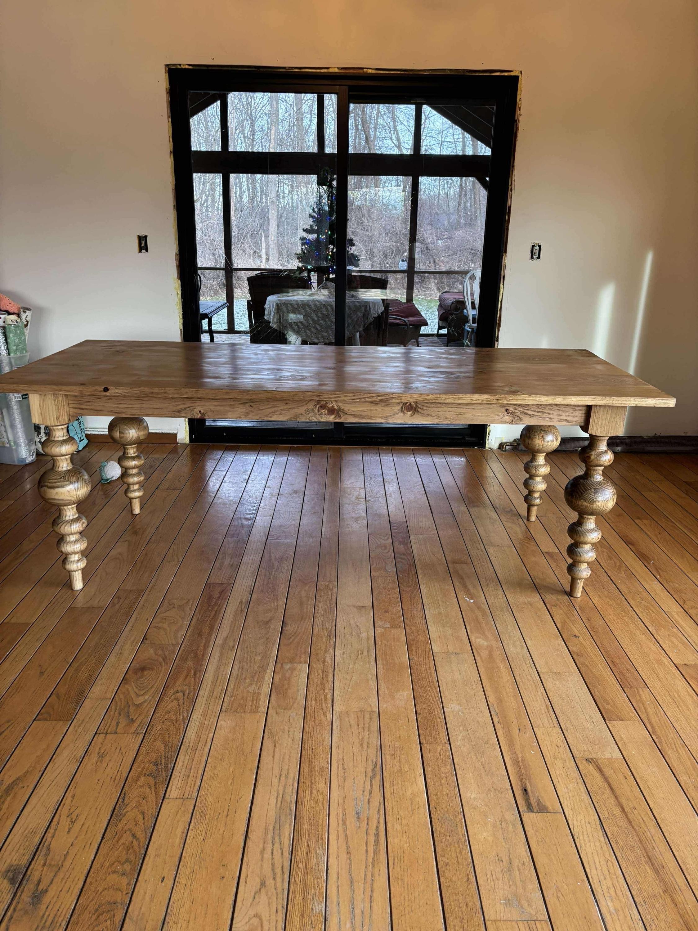 Handcrafted Hardwood Heritage Table: Solid Wood Dining Table - Etsy