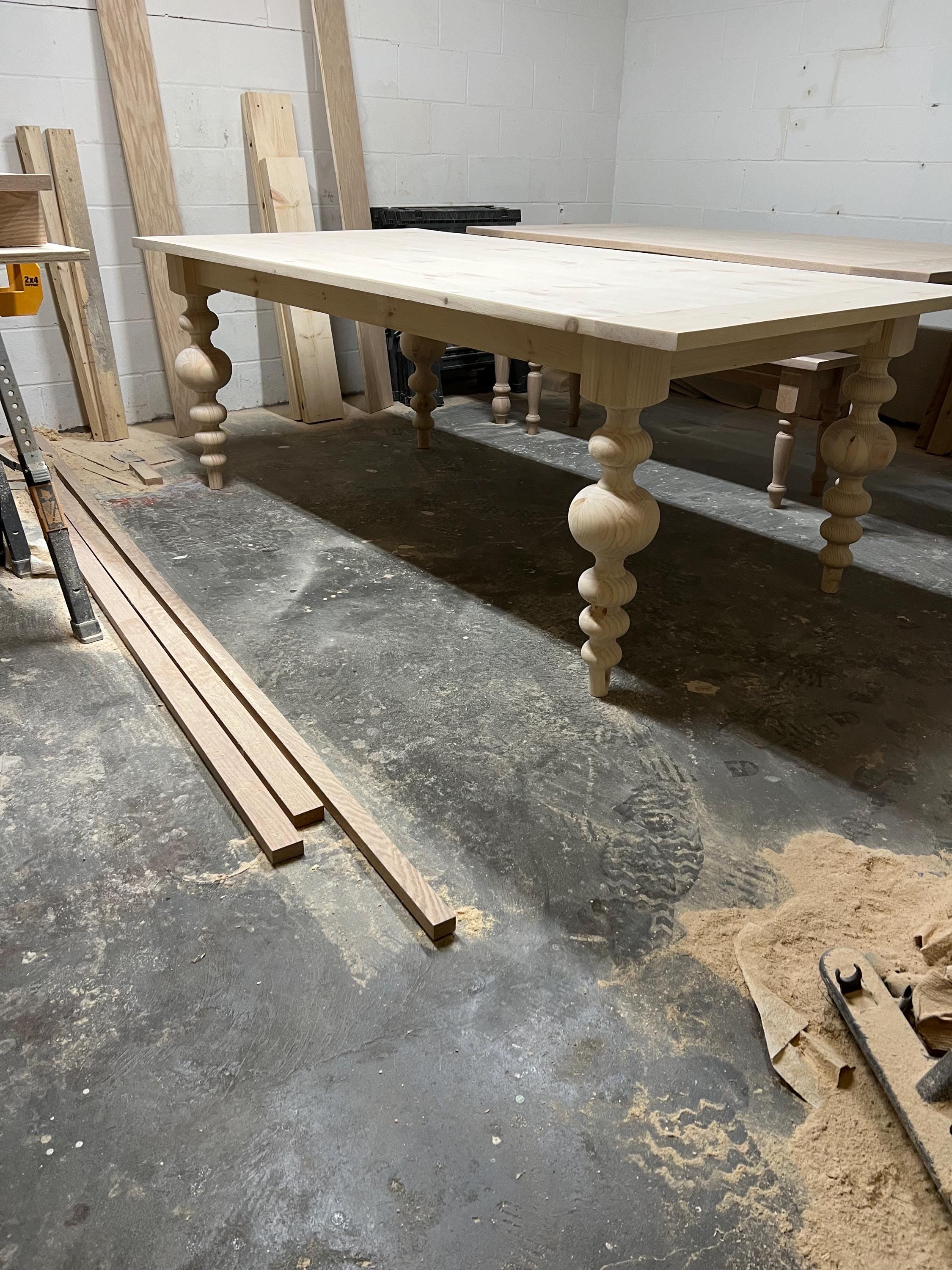 Handcrafted Hardwood Heritage Table: Solid Wood Dining Table - Etsy