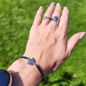 Ahornblatt Armband, Blatt Armband, Land Armband, Natur Geschenk, Ahornblatt, Natur-Liebhaber-Geschenk, Ahorn Kanada, Geschenk-Wunsch-Armband, Geschenke