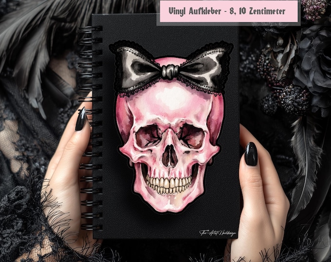 Skull stickers – Dark aesthetic – Various sizes