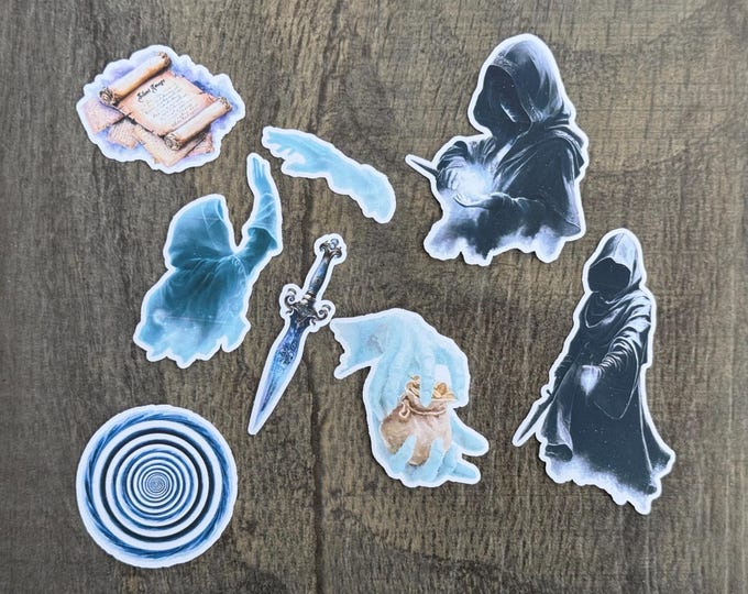Villain sticker, Arcanist villain sticker, self-adhesive fantasy villain sticker
