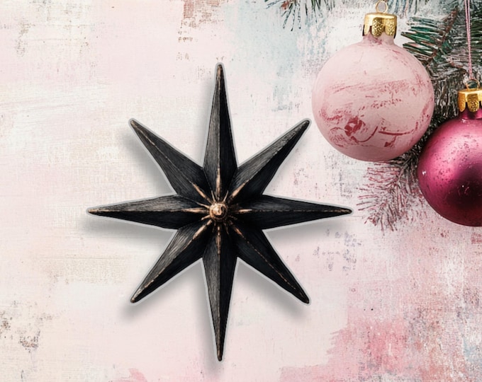 Christmas Star Stickers, Christmas Sticker Sheets, Gothic Christmas Stars, Black Window Decorations, and much more.