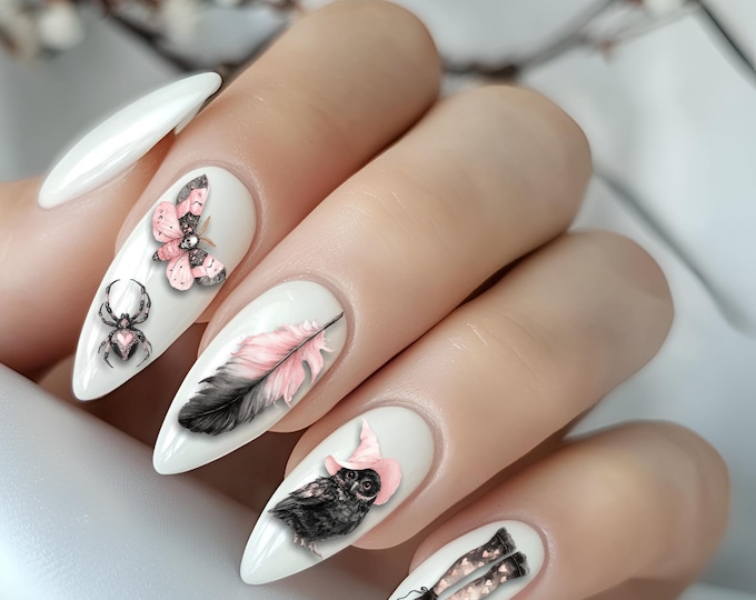 Nail stickers gothic nails, gothic stickers nail art, nail stickers water slide film