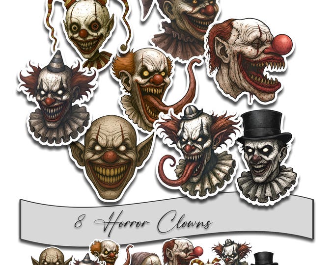 Quirky Christmas Stickers, Horror Christmas, Evil Snowman, Gothic, Creepy