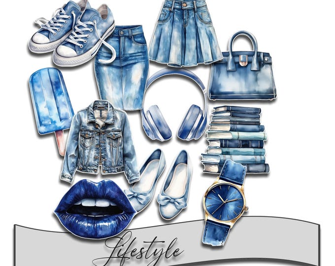 Sticker Set | Vinyl Stickers | Waterproof Stickers | Lifestyle, Fashion, Sneakers, Headphones, Jeans