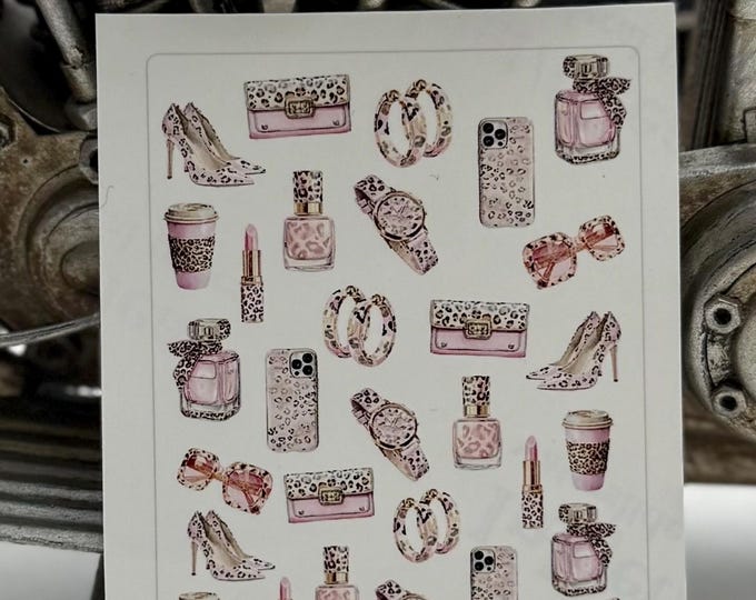 Nail Stickers / Aesthetic Nail Stickers / Element Stickers / Water Nail Decals / Party Nail Art / Luxury