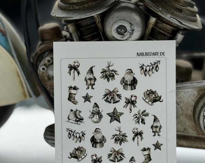 Merry Christmas, Nail Stickers, Christmas Nails, Winter Nail Art, Waterslide Decals, Winter Nails, Nail Tattoo