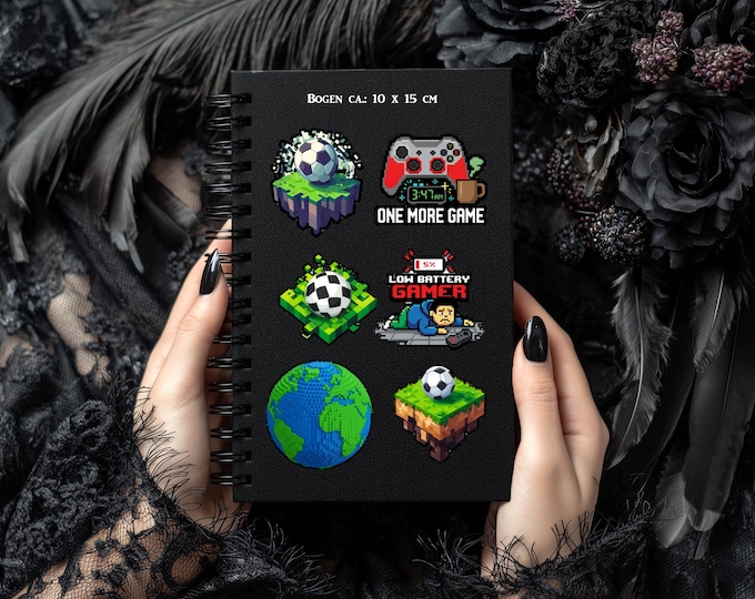 Pixel Art Stickers, Retro Game Stickers, Cute Pixel Animals - Matte / Glossy / Laminated