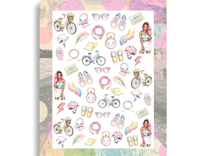 Nail Water Decal Bicycle Bike - Bike Accessories - Knee Pads - Water Slide Nail Art - Bicycle Helmet, Bicycle Lock