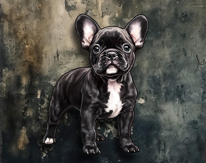 xxl French Bulldog Sticker – Car Decal, Vinyl Sticker, Laptop Decor, Motorcycle & Furniture Decal, Decoration, Window, Waterproof