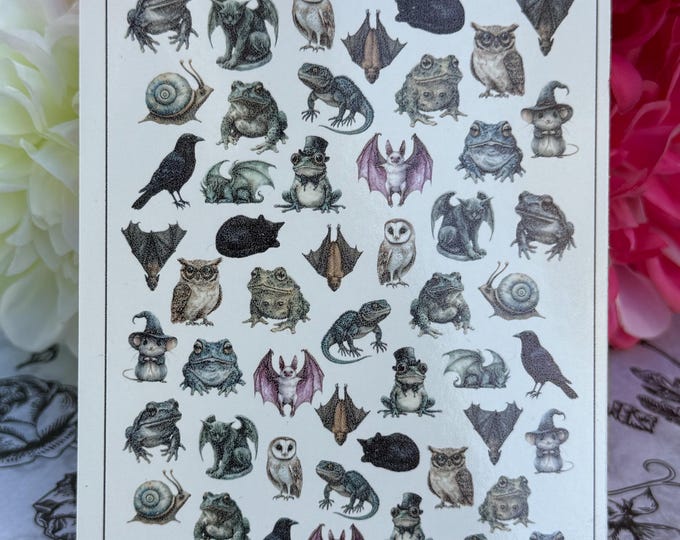 Water-Slide Nail Decals – Animal Nail Art, Magical Animals