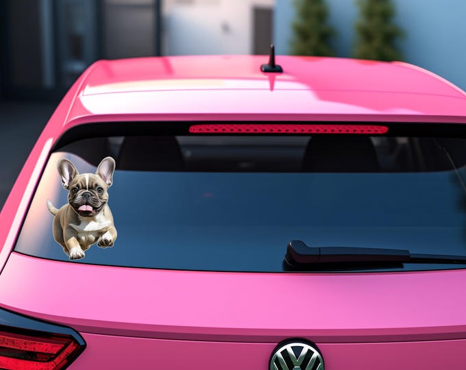 French Bulldog sticker - laminated, waterproof, durable - cute Frenchie, Bulli