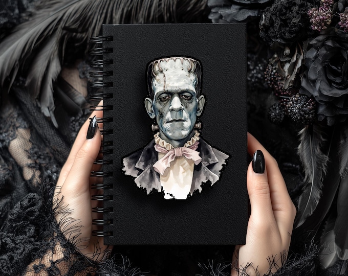 Frankenstein's Monster Sticker – Elegant Frankenstein Sticker – Dark Aesthetic – Various Sizes