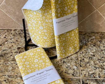 Papierloze papieren handdoek, milieuvriendelijke papierloze papieren handdoek, herbruikbaar, 100% katoen, keukenhanddoek, reinigingshanddoek, gezichtshanddoek en ander gebruik.