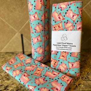 Toalha de papel sem papel, toalha de papel ecológica sem papel, reutilizável, 100% algodão, toalha de cozinha, toalha de limpeza, toalha de rosto e outros usos.