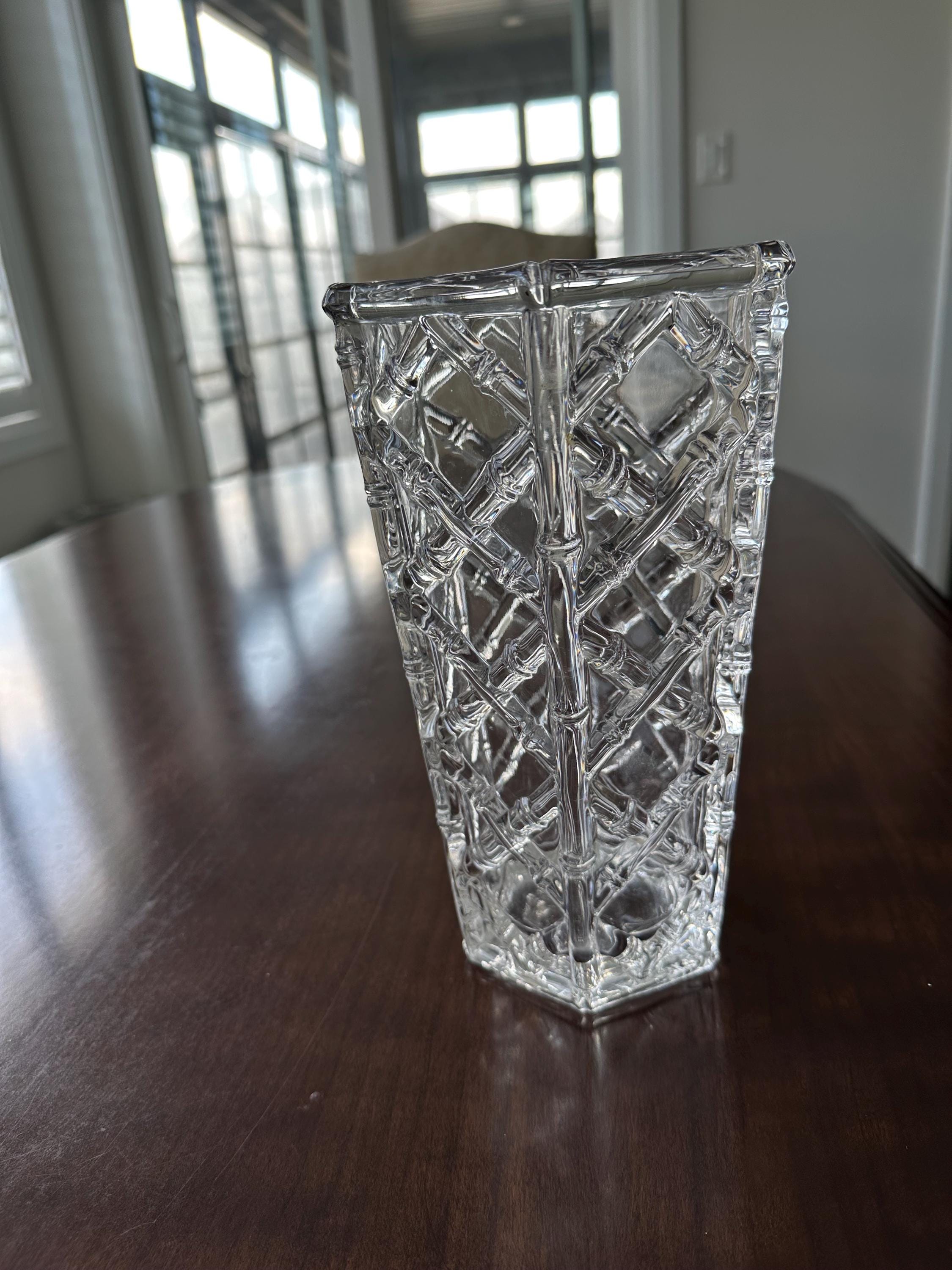 Vintage Tiffany & Co Signed Lead Crystal Vase - Etsy