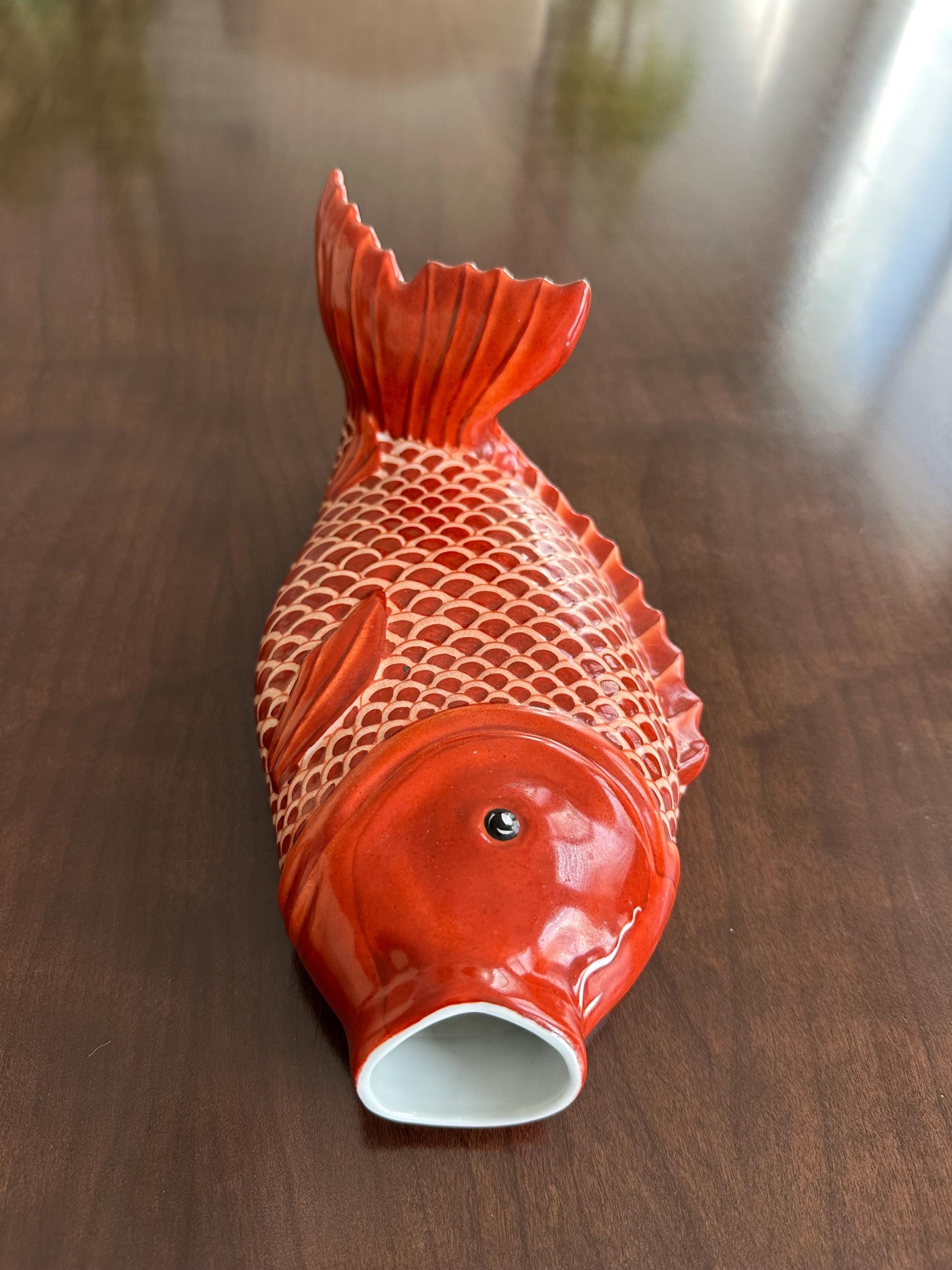 リヤドロ　花瓶　koi vase  Liverpool Rare Jiro Kinjo (1912-2004) Living National Treasure
