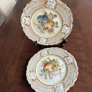 Antique Hammersley Bone China plates