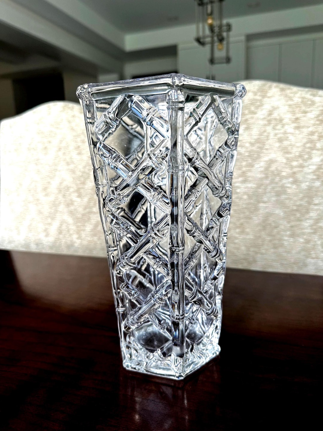 Vintage Tiffany & Co Signed Lead Crystal Vase - Etsy