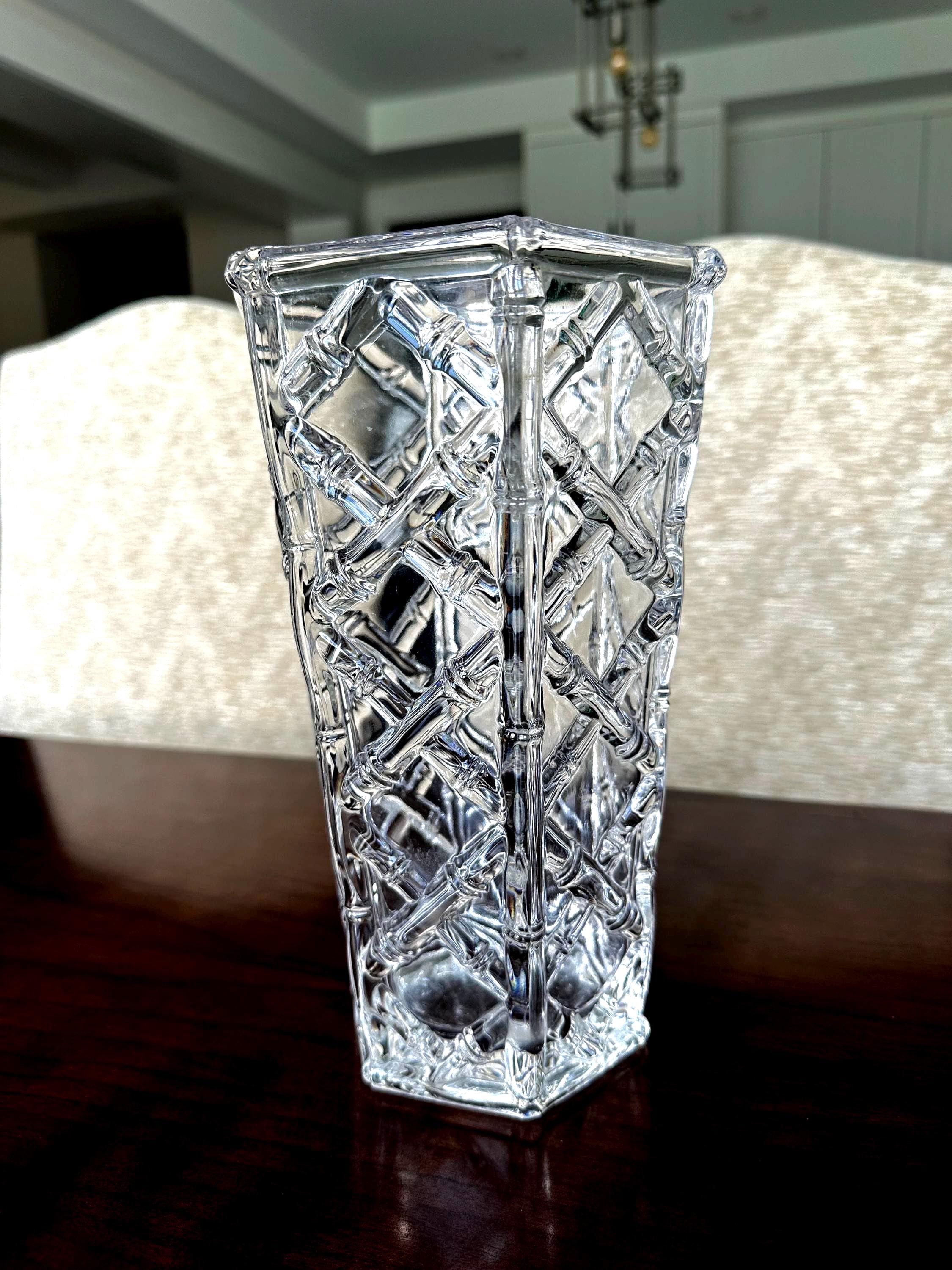 Lead crystal vase - Etsy 日本